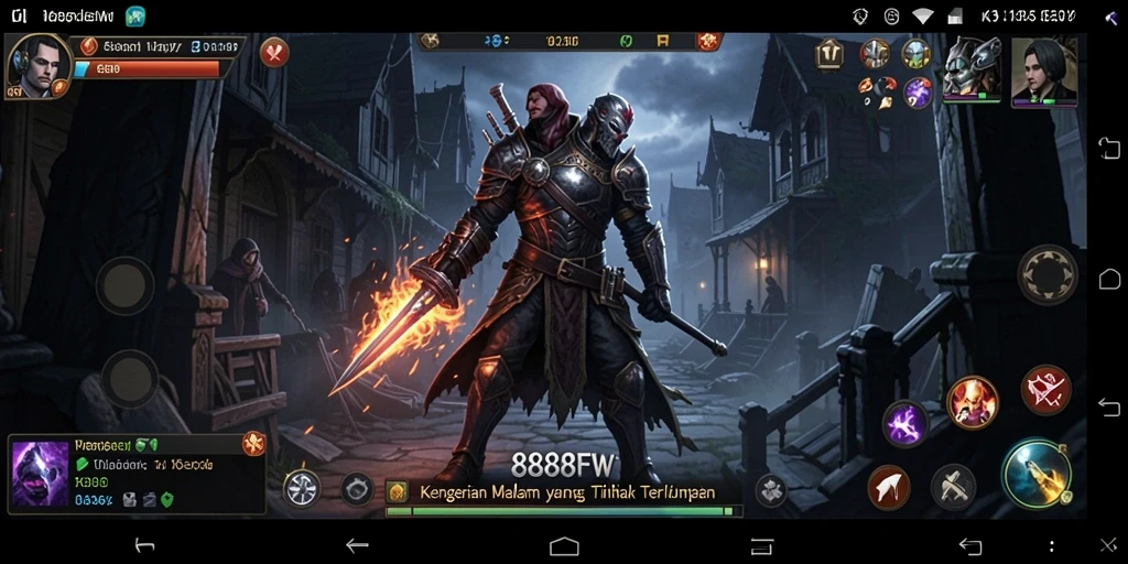 Screenshot menampilkan gameplay mendebarkan dari 888FW dengan atmosfer Horror yang mencekam.