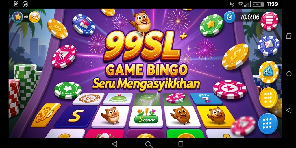 Tampilan gameplay 99SL yang seru dan penuh aksi Bingo.