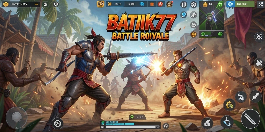 Tangkapan layar dari gameplay seru dalam <strong>BATIK77</strong> menunjukkan pertarungan epik antara pemain.