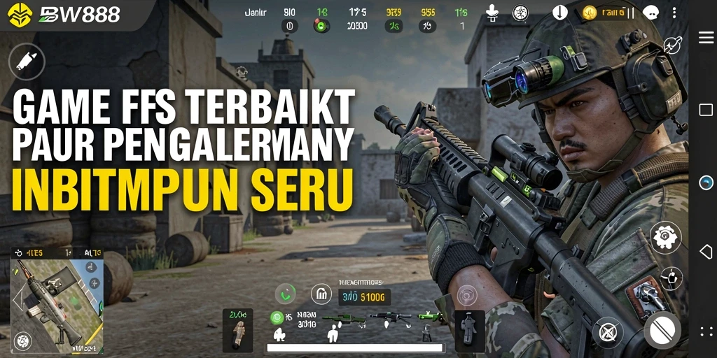 Tampilan gameplay BW888 dengan aksi tembak-menembak yang intens.