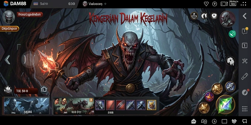 Gameplay menegangkan dalam DAM88 dengan suasana horor yang mencekam.