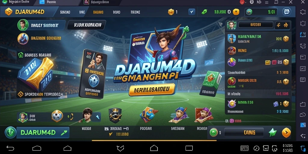 Screenshot gameplay DJARUM4D yang menunjukkan taruhan olahraga.