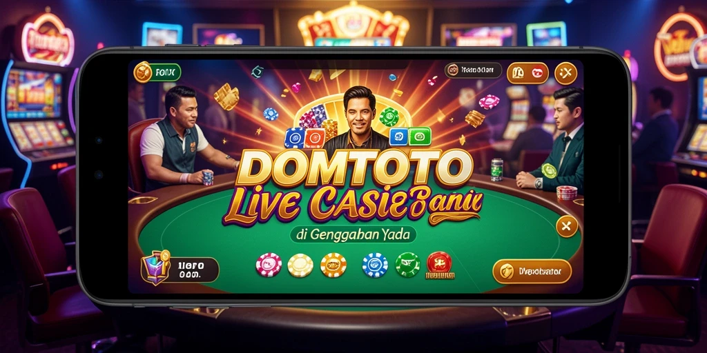 Gameplay Live Casino yang mendebarkan di DOMTOTO.