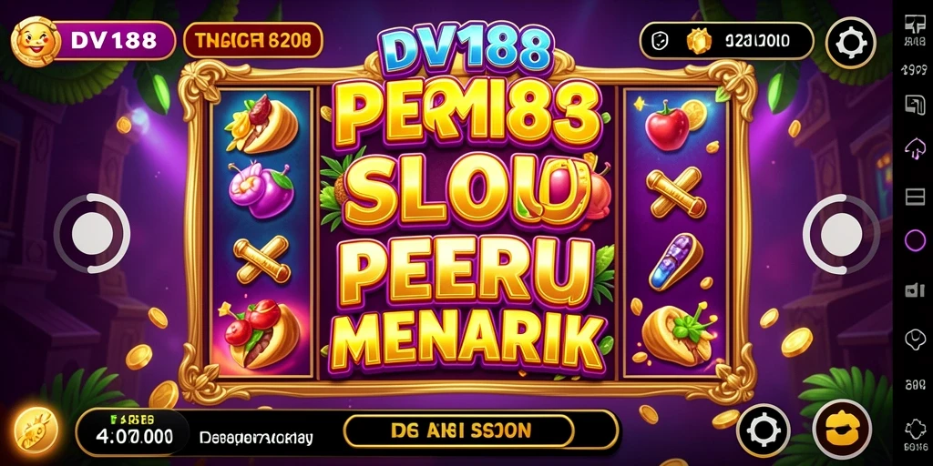 Screenshot DV188 menampilkan grafis slot yang menarik dan gameplay yang menghibur.