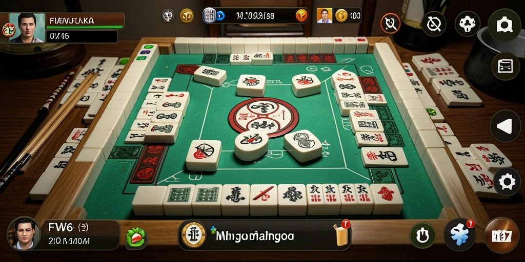 Tampilan gameplay FW66 yang mendebarkan saat bermain Mahjong.