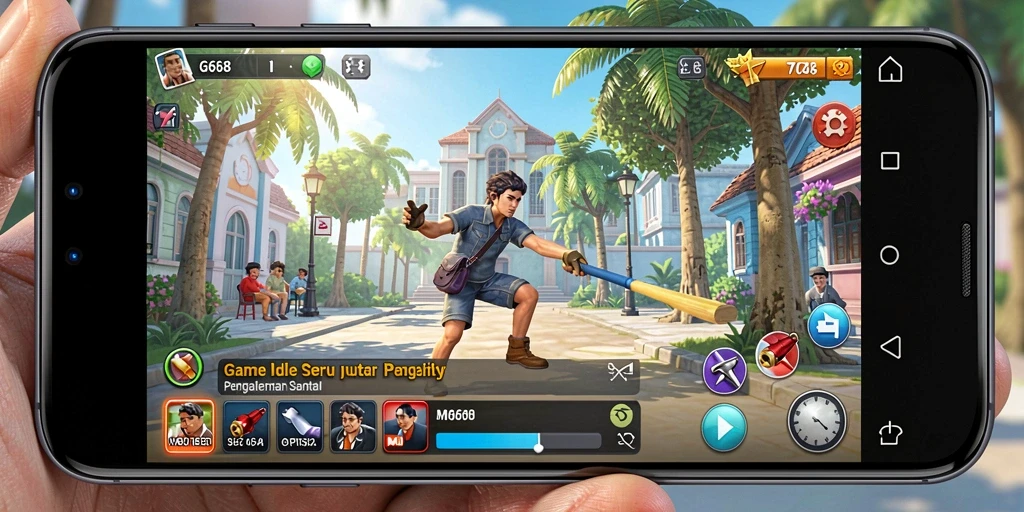 Screenshot G668 menampilkan gameplay Idle yang menarik.