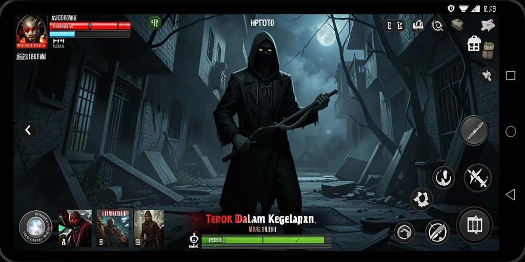 Gameplay HPTOTO yang menegangkan dan menyeramkan.