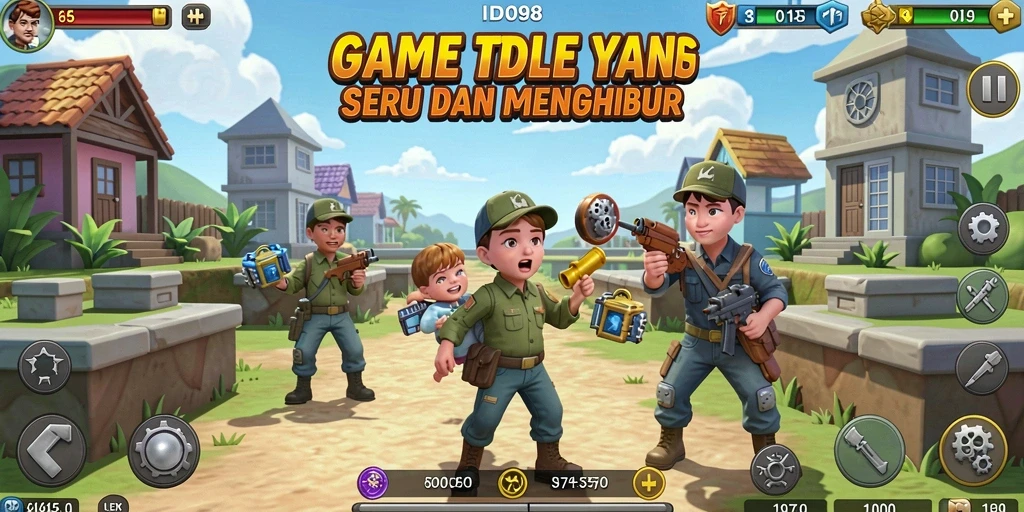 Screenshot permainan ID098 yang menampilkan gameplay Idle yang menarik.