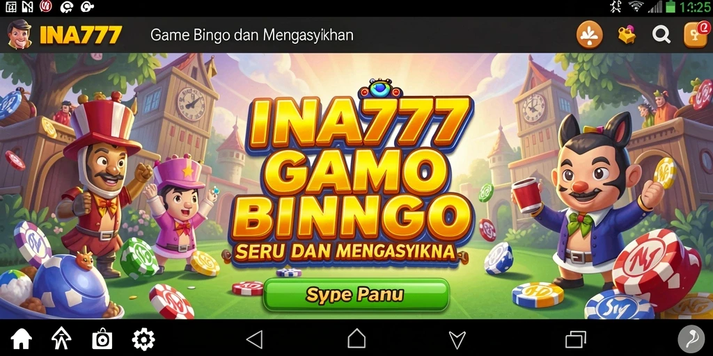 Screenshot INA777 menampilkan gameplay Bingo yang seru dan interaktif.