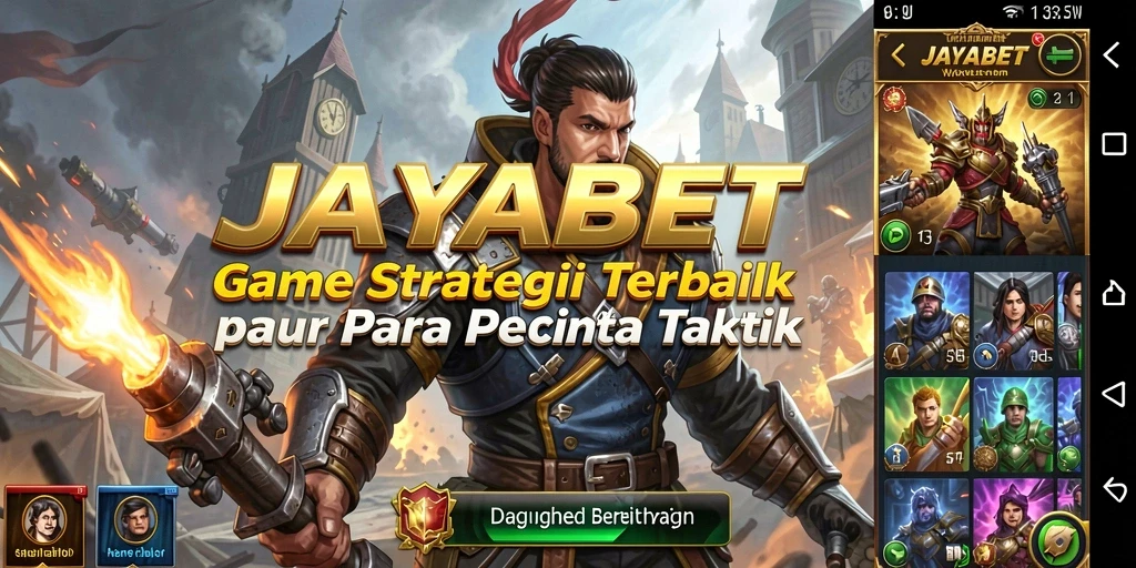 Screenshot gameplay JAYABET menampilkan pertempuran strategis yang seru.