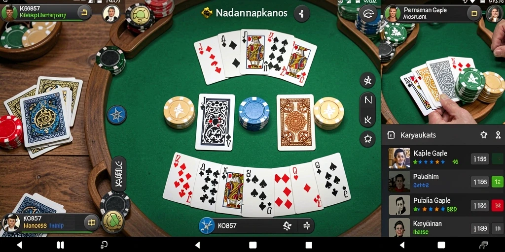 Tampilan gameplay seru di KO857 dengan pemain aktif.