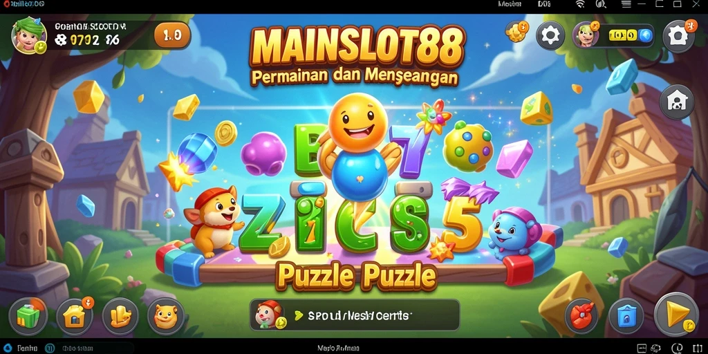 Screenshot utama MAINSLOT88 menampilkan tampilan gameplay Puzzle yang menarik.