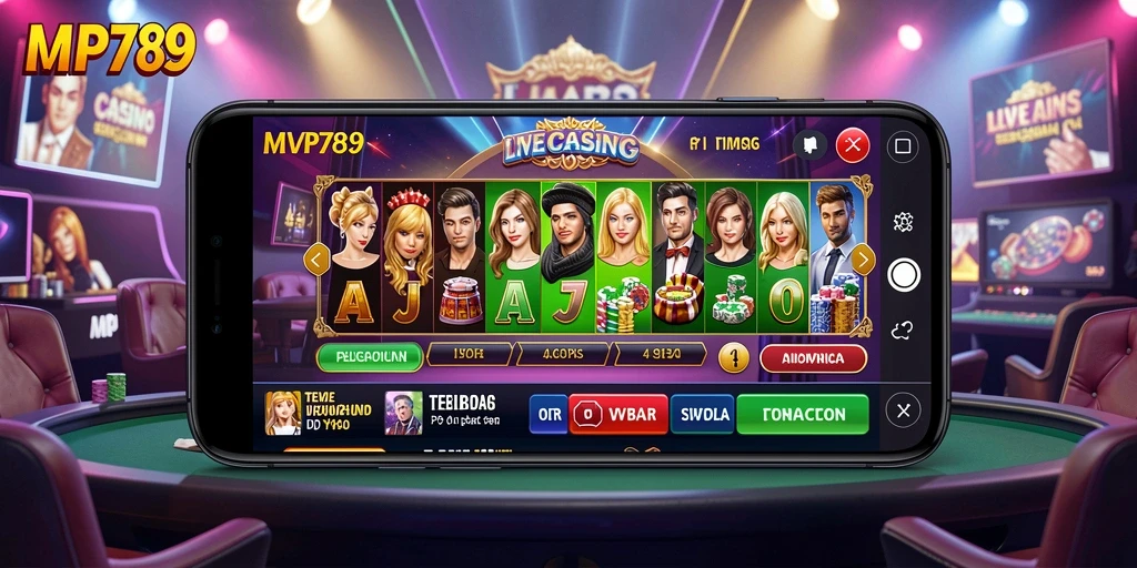 Tampilkan gameplay mendebarkan dari kasino langsung di MVP789.