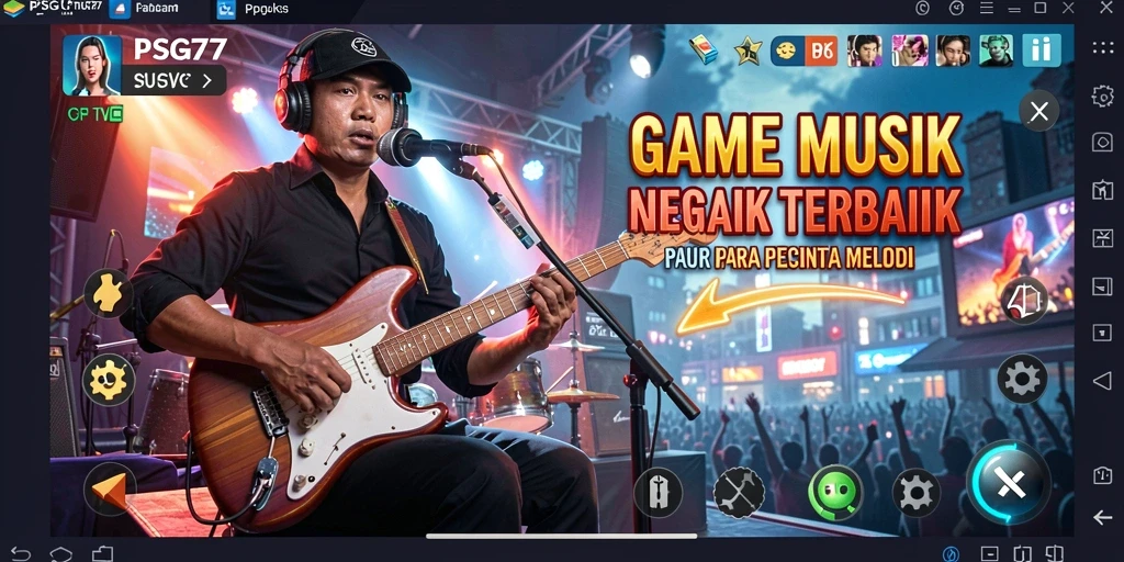 Tampilan gameplay yang memukau dan interaktif dalam PSG77.