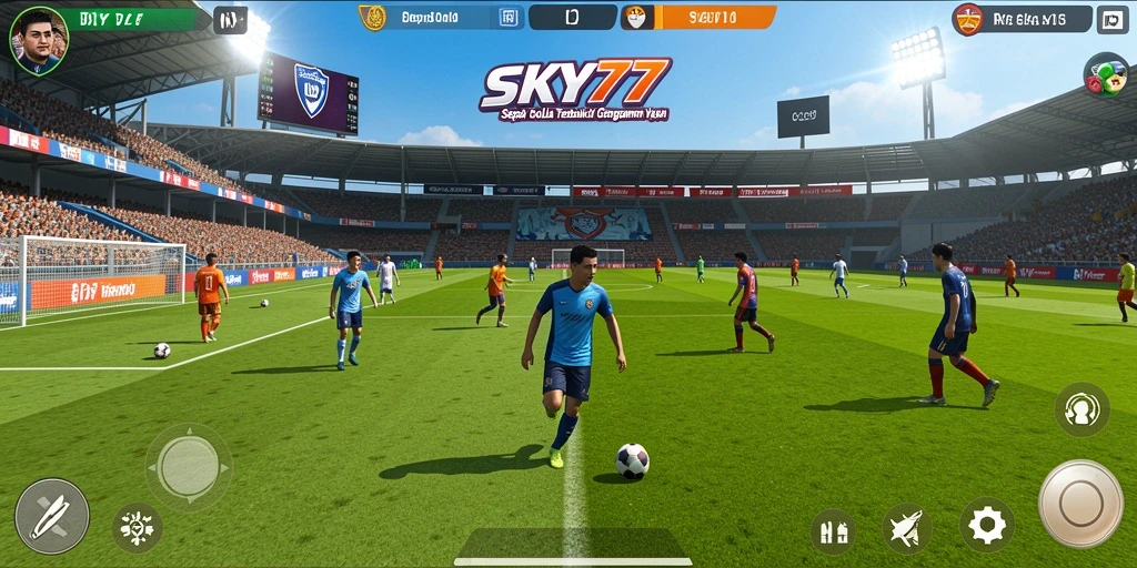 Tangkapan layar dari gameplay <strong>SKY77</strong> menampilkan aksi pertandingan yang seru dan intens.