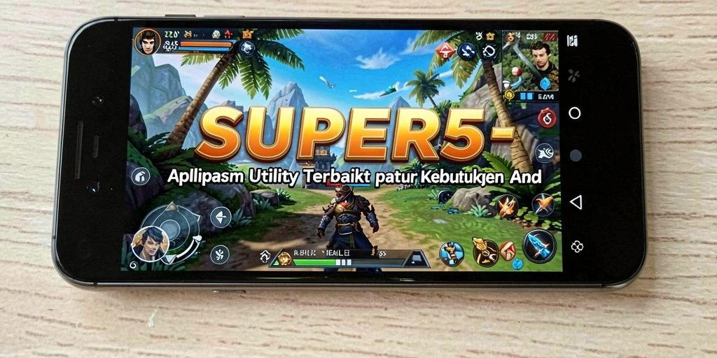 Tampilan antarmuka pengguna SUPER5 yang intuitif dan modern.