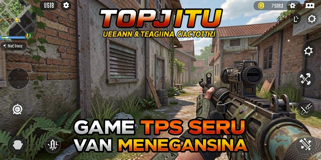Screenshot gameplay TPS TOPJITU yang menegangkan dan seru.