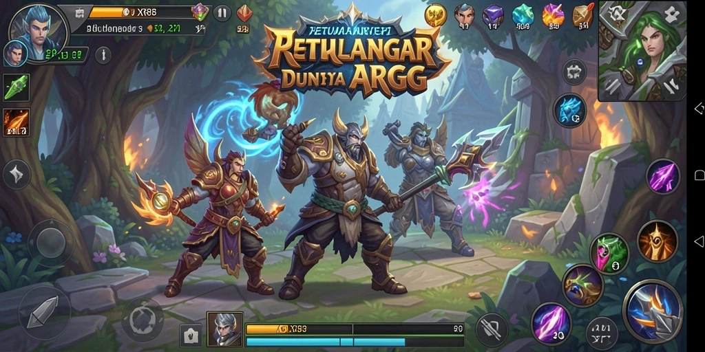 Tangkapan layar XR88 yang menunjukkan aksi pertarungan seru dalam game ARPG.